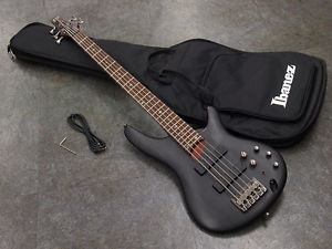 Ibanez SR505 TKF Transparent Black Flat 2010 w/Soft Case Electric Guitar F/S