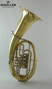 Schiller Elite 4 Valve Rotary Euphonium Gold