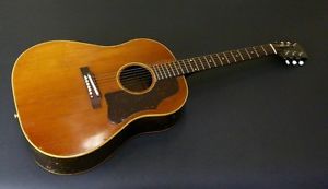 Gibson 1961 J-50 Natural w/soft case Free shipping Guiter Bass From JAPAN #L22