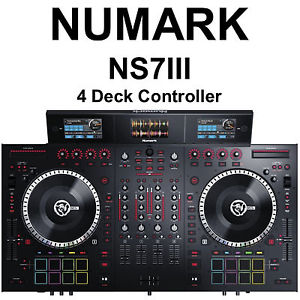NUMARK NS7III 4Deck Digital Control Workstation Serato Software $100 Instant Off