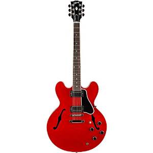 Gibson Memphis ESDT14CHNH1 ES-335 Figured Semi-Hollow-Body Electric Guitar, Cherry