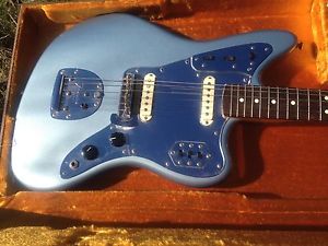 Fender American Vintage 62 Jaguar Electric Guitar Rare color Ice Blue Metallic