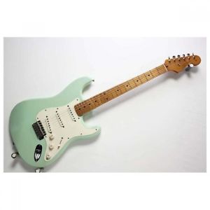 Fender Mexico 50s Stratocaster Surf Green Used Electric Guitar W Soft Case Japan