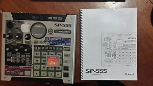 roland sp-555 sampler, pattern sequencer, 2 GB card, power supply, manual