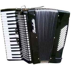 Scarlatti GR41006K Fisarmonica, 72 Bassi, Nero