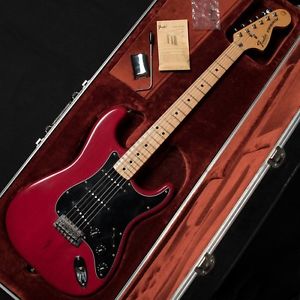 Fender/STRATOCASTER Trans Red/Maple w/hard case F/S Guiter Bass From JAPAN #G131