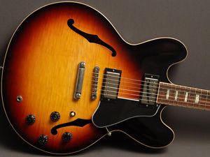 Gibson ES-335 Block Figured Gloss Sunset Burst 2015