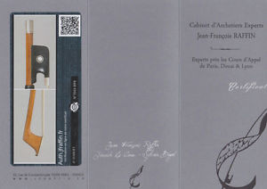 A fine certified French cello bow J F Daber