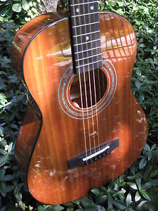 "EZ-Play" Solid Acoustic Electric 3/4 Guitar w/ Taylor GS Mini