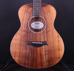 2016 Taylor Left Handed GS-Mini-e Koa Acoustic Electric Guitar w/Gig Bag #6488