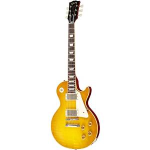 Gibson Custom Shop LPR83VOLBNH1 1958 Les Paul Plaintop VOS-2013 Electric Guitar, Lemonburst