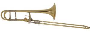Bach 42AF Stradivarius Series Axial Flow F Attachment Trombone Instrument Only 42AFW9 Lacquer Yellow Brass Bell