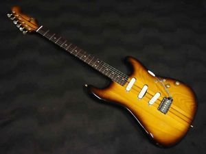 FERNANDES MA-55 Sunburst Three PU Selector Used Electric Guitar From Japan