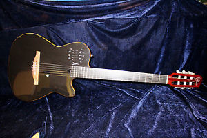 Godin ACS-SA Slim Nylon Guitar Black Pearl