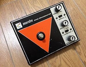 Maestro Bass Brassmaster BB-1 fuzz Bass Effector Overdrive 1971 Used Vintage HTF