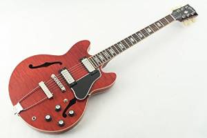 Free Shipping Gibson Memphis Es-390 Figured 2013 Antique Red Electric Guitar