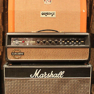 Vintage 1966 Carlsbro CS40-60 PA MK1 Valve Amplifier Head w/ Orig Cover #427