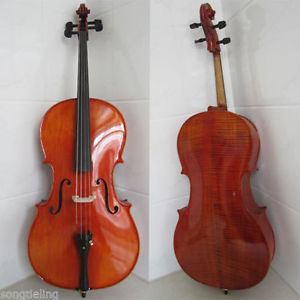 Strad style SONG Brand Maestro 4/4 cello,huge and powerful sound #3