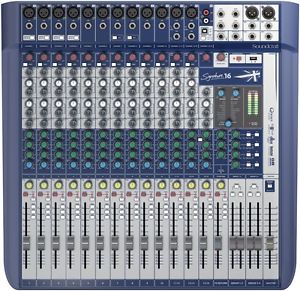 Soundcraft Signature 16 Channel Mixer with Lexicon Effects 12 Mic Preamps