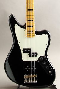 Fender Modern Player Jaguar Bass Black USED w/Softcase FREE SHIPPING #R1005