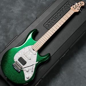 MUSIC MAN/Silhouette Special Emerald Green Sparkle w/hard case F/S #G138