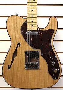 FENDER American Deluxe Thinline Telecaster ELECTRIC GUITAR Natural w/CASE New
