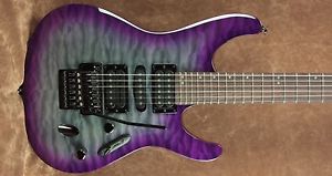 Ibanez Prestige S5570Q DPB Dark Purple Doom Burst Brand New!