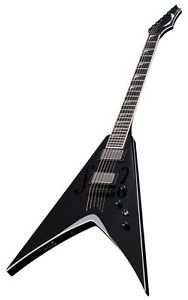 New Dean V Dave Mustaine StradiVMNT Classic Black Guitar w/Case - Free Shipping!