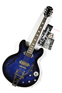 Epiphone Gary Clark Jr. "Blak & Blu" Casino Electric Guitar w/ Bigsby