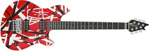 NEW! EVH Wolfgang Special Striped Stripe Series R/B/W finish