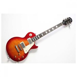 Epiphone Les Paul Standard Cherry Burst Used Electric Guitar w Hard Case Japan