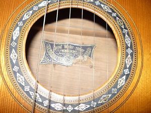 Josef Winter senior Linz  antique guitar romantische gitarre  romantic guitar