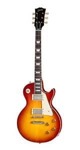 Gibson Custom Shop LPR84VOWCNH1 1958 Les Paul Plaintop VOS Solid-Body Electric Guitar, Washed Cherry