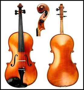 Gliga GEMS II 16" Viola Outfit Antique Model setup Helicore Strings  Case & Bow