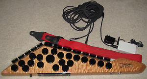 Z4 ZENDRUM percussion controller: FIGURED MAPLE w/34 triggers & WIRELESS MIDI