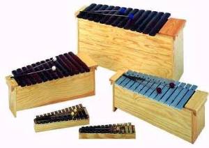 Set 3, 5 Studio 49 Orff Instruments (with Rosewood Xylophones)