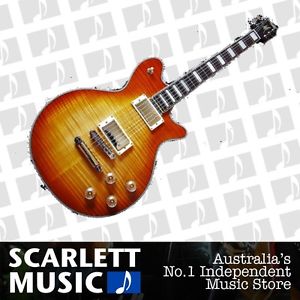 Maton Mastersound MS-2000DLX Flamed Top Iced Tea Electric Guitar *BRAND NEW*