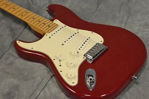 Fender USA American Standard Stratocaster Left Hand Maple Fingerboard Red F/S