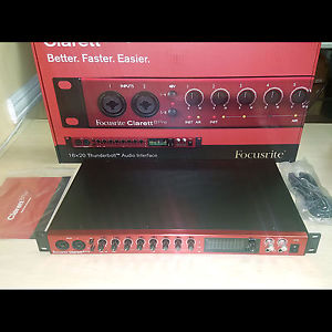 Focusrite Clarett 8Pre 18 In/20 Out Thunderbolt Audio Interface
