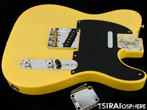 LOADED Fender American 52 Telecaster Tele BODY USA Butterscotch Blonde Nitro
