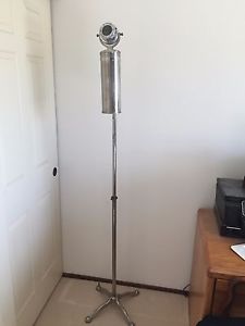 WOW! HUGE Vintage Bottle/Tube Microphone w/ Vintage Floor Stand - Late 1930's