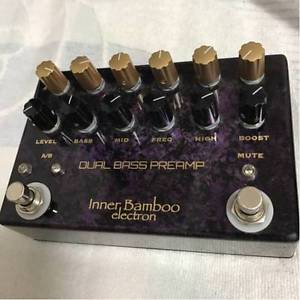 Inner Bamboo Electron DUAL BASS PREAMP guitar effects pedal