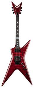 Dean Guitars USA Dime Bag USA STF TRD Solid-Body Electric Guitar, Trans Red
