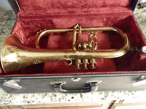NOBLET PARIS FLUGEL HORN MADE IN FRANCE,ADJ LEAD PIPE,MADE IN FRANCE, ORIGINAL !