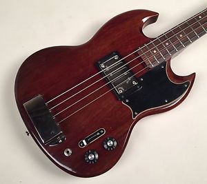 1972/1973 Cherry Gibson EB-4 L Bass with Original Soft Shell Case