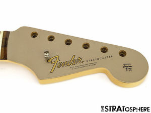 Vintage 65 USA Fender Strat NECK Stratocaster Thick C Rosewood American Gold