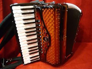 NEW Beltuna Piano Accordion Studio IV Rosewood LMMH 96 Made in Italy