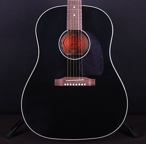 Gibson J-45 Ebony Dreadnought Acoustic Electric Guitar w/Case