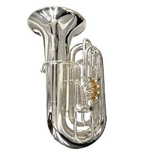 Schiller Elite Compensating CC Tuba Silver Plated & Gold