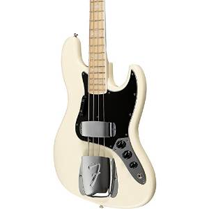 Fender American Vintage '74 Jazz Bass Guitar, Maple Fingerboard - Olympic White